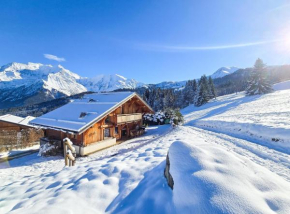 Chalet sur les pistes aux Communailles face au Mont BIanc